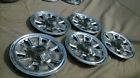 5001 Pontiac Firebird Tempest Spinner Hubcaps Set Of