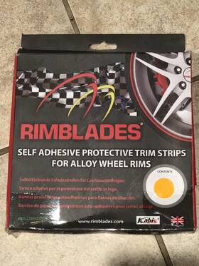 Rimblades 060284400274 Self Adhesive Protective Trim Strips For Alloy Wheel Rims Orange - New