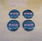T100k Pontiac Rally Ii Center Cap Lucite Black Red Lettering Set
