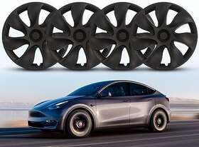 Tea-xwk-19-001 Tearnelna Model Y Wheel Covers 19inch For 2019-2023 Tesla 19 Inch Swirl Series Black