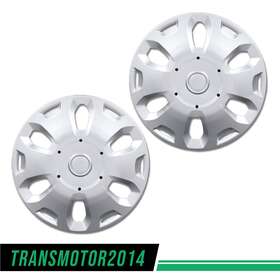 A-02etn1276asl2 Transmotor2014 15 Inch Wheel Covers Full Rim Hub Cap Fit For 2010-2013 Ford Transit Connect Van 2pc