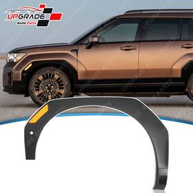 Ttun Hd01-stf24-028-us-gb1-l Front Wheel Arch Trim With Sensor Hole For 24-25 Hyundai Santa Fe Left Gloss Black