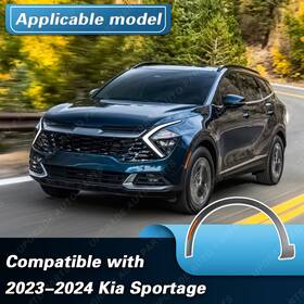 Hd03-spt21-028-us-mb1-l Ttun Wheel Arch Trim Front Left Side Fender Flare For 2023-2024 Kia Sportage Sx