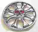Wh517-15-c-b Pilot Automotive Chrome 15 Skull Hub Caps Full Wheel Rim Covers W Retention Ring Set Of 4