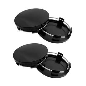 Yytqp Yyt-004658 4 Pcs Car Wheel Hub Center Cap 2.28 Inch Od 2.12 Id Snap-in Black