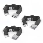 Ford 1949 - 1951 Airplane 2PT Charcoal Lap Bucket Seat Kit Belts Truck. Fixed Price $69.50.