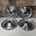 Four 1973 1974 Plymouth Barracuda Satellite 14" Hubcaps Mopar 3699017 #375 Set. Fixed Price $99.99.