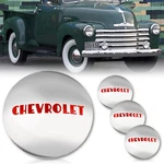 Stainless Steel Logo Hub Cap Wheel Covers Set Of Fits 1947-53 Chevy Truck. Fixed Price $246.95.