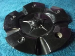 Qty: X1 Dip Custom Laser Black Wheel Center Cap Hub #MCD95N101-2 & #C10D95B. Fixed Price $63.99.