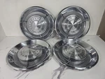 1960 Chrysler Imperial Hubcaps Set Of Four Good Shape!! Pn# 2122538 Oem Used. Fixed Price $159.87.