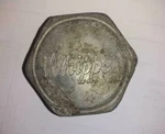 Whippet Grease Wood Wheel Center Hubcap Red Overland Collectable. Fixed Price $39.95.