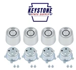 New! Magnum 500 Chrome Center Caps Set Of 4 Bulls Eye Mopar Amc 1967-1976. Fixed Price $129.95.