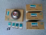 67 Only C3 Corvette Starburst Center Caps W/hardware (4)-GM #3910731--NOS. Fixed Price $3999.95.