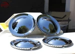 Baby Moon 15" Hollywood Style Hub Cap Wheel Cover Hot Rat Rod Lead Sled Set Of 4. Fixed Price $130.72.