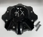 New Kx Gloss Black Wheel Hub Center Cap C-508-UP With Screws. Fixed Price $62.50.