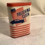 Vintage General Motors Polishing Cloth And Gm Can Chevy 1940 Nice Part #986077. Fixed Price $50.00.