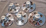 Cragar Metal Custom Cone Wheel Center Caps 3/4" Fits 14"-29161, 15"-29161. Fixed Price $20.00.