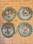 Vintage Ford Mustang Hubcaps Cover Part C7ZA-1130 1967 Oem 14IN Set (4). Fixed Price $299.00.