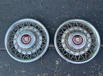 1986-92 Cadillac Brougham Fleetwood 15" Wire Spoke Hubcaps Wheel Covers. Fixed Price $199.99.