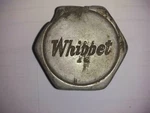 Whippet Grease Wood Wheel Center Hubcap Red Overland Collectable. Fixed Price $39.95.