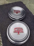 1968-69 Ford Mustang Torino Center Caps Nos Pair. Fixed Price $150.00.