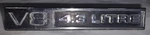 Monza Spyder V8 4.3 Litre Fender Emblem. Fixed Price $20.00.