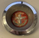67 68 69 Ford Mustang Oem Center Hub Cap Red C7MA-1141-A 65033 # 631. Fixed Price $60.00.