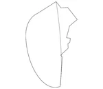 Genuine Ford Grille Cap DT1Z-17A900-B. Fixed Price $18.57.