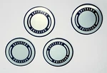 633590 - Triumph Spitfire 1300 Wheel Centre Badges Car Set Of 4 Oem No. Fixed Price $24.84.
