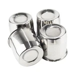4PCS 5.15" Push Through Wheel Center Caps Stainless Trailer Hub For Truck. Fixed Price $67.99.