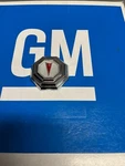 Nos Pontiac Emblem Trunk Lock Cover Vintage Gm. Fixed Price $349.00.