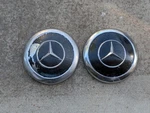 2X Oem 1963 Mercedes Benz 280SE Center Wheel Hubcap Lug Nut Cover Dog Dish 9.5". Fixed Price $69.99.