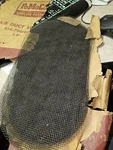 1955 Ford Fresh Air Duct Screen Nos B5A-7001900-A. Fixed Price $19.95.