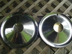 Two Vintage 1954 55 Studebaker Commander Starliner Starlight Hubcaps Wheel Cover. Fixed Price $267.50.