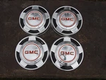 (4) Oem Set 1973-87 Gmc 2WD 1/2 Ton Truck Dog Dish Poverty Hubcaps Wheel Covers. Fixed Price $188.00.