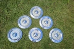 Set Of 6 1957-1959 Ford 10 " Dog Dish 4 Custom 300 Fairlane 500. Fixed Price $105.00.