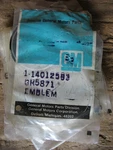 Nos Gm 14012583 Wheel Cover Emblem Insert Set (4) Nova Monte Carlo Camaro Malibu. Fixed Price $44.99.