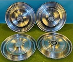 Mercury Monterey 14 Hubcaps Wheel Covers (4) 1961. Fixed Price $125.00.