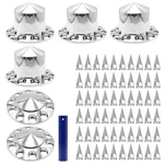 Durable Semi Truck Wheel Hub Kit 60PCS Lug Nut Set For Front Rear. Fixed Price $112.81.