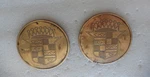 Vintage Cadillac Eldorado Hubcap Center Medallion 3.25" (2) - Good. Fixed Price $55.00.