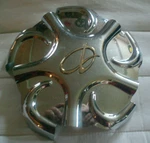 Fair Used Detata Custom Chrome Gold Logo Wheel Center Cap #107D REV.1 Inside Hub. Fixed Price $79.99.