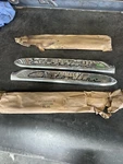 Ford Nos 1953 Front Fender Name Plate Molding. Fixed Price $62.44.
