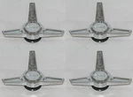 (4) Boss Motorsports Wheel Rim Spinner Tribar Chrome Knockoff 3216 Center Caps. Fixed Price $119.95.