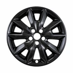18" Gloss Black Snap-on Wheel Cover Fits 2014 Jeep Cherokee. Fixed Price $93.35.