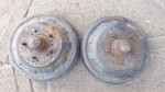 1940 - 1948 Ford Front Brake Drums Hubs Original Pair Mercury Custom 5 3/4". Fixed Price $599.99.