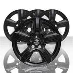 4 Black 17" Wheel Skins Hub Caps Alloy Covers 2015 2016 2017 Ford Mustang V6. Fixed Price $88.99.