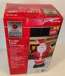Home Accents Holiday 9 Ft Led Giant-sized Santa Airblown Inflatable. Fixed Price $49.99.