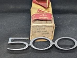 Nos 1960 Ford Galaxie 500 Fuel Gas Door Emblem Plate Badge Ornament. Fixed Price $75.99.