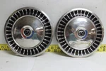 Used Oem Ford Set Of 2 14" Hub Caps Wheel Covers 1963 Fairlane (4475). Fixed Price $84.96.