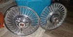 Set 2 Of 1963 - 1965 Ford Falcon, Fairlane Wire Spoke Wheel Cover W/ Spinner. Fixed Price $150.00.